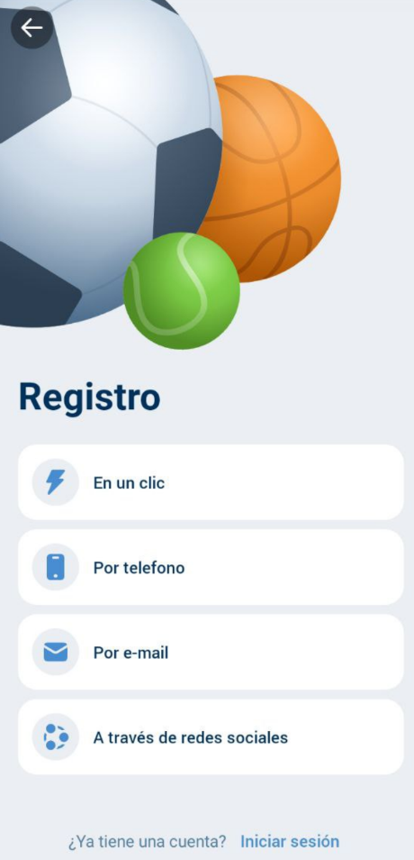 Registro en 1xBet