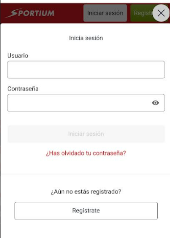 Acceso a la cuenta Sportium en Colombia