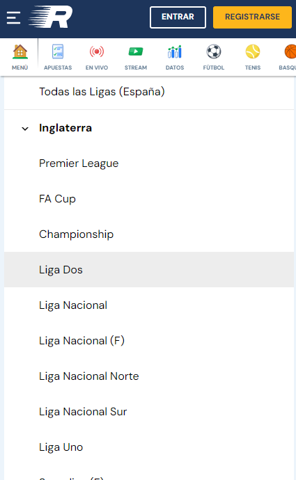 Apuestas deportivas en Rushbet 