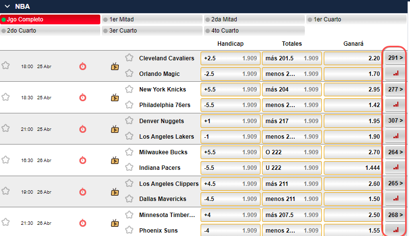 Apuestas deportivas en Wplay 1