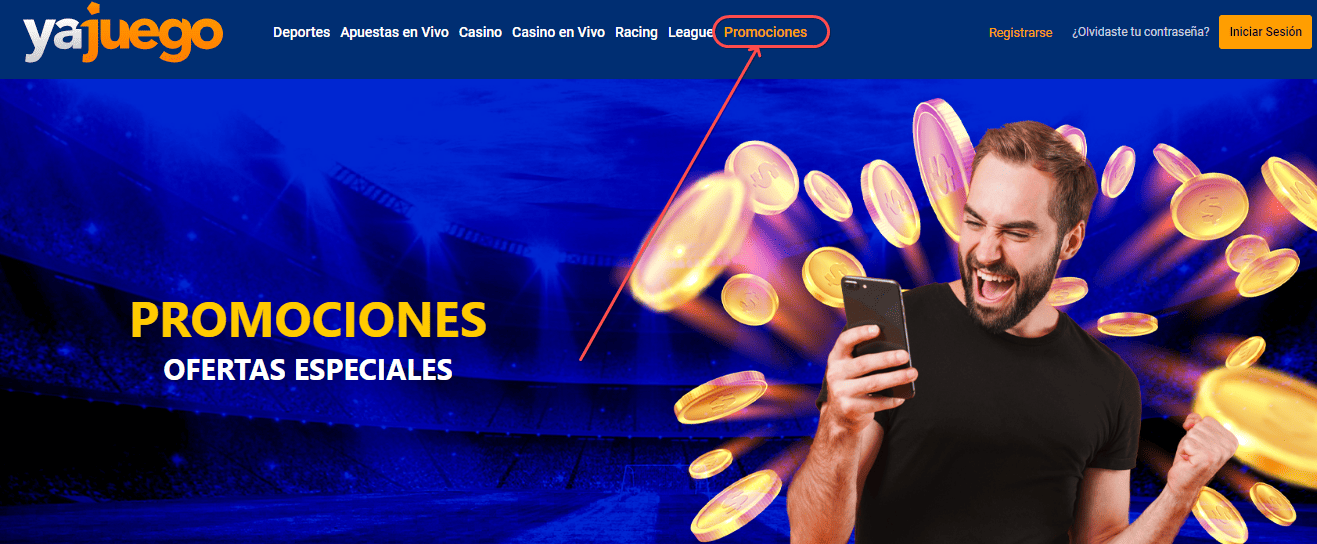 Bonificaciones por registrarte en Yajuego y otras promociones 1