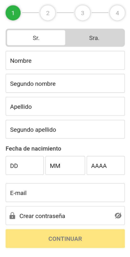 Registro en Bwin
