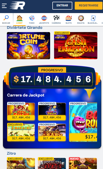 Rushbet Casino los juegos y sus características más interesantes